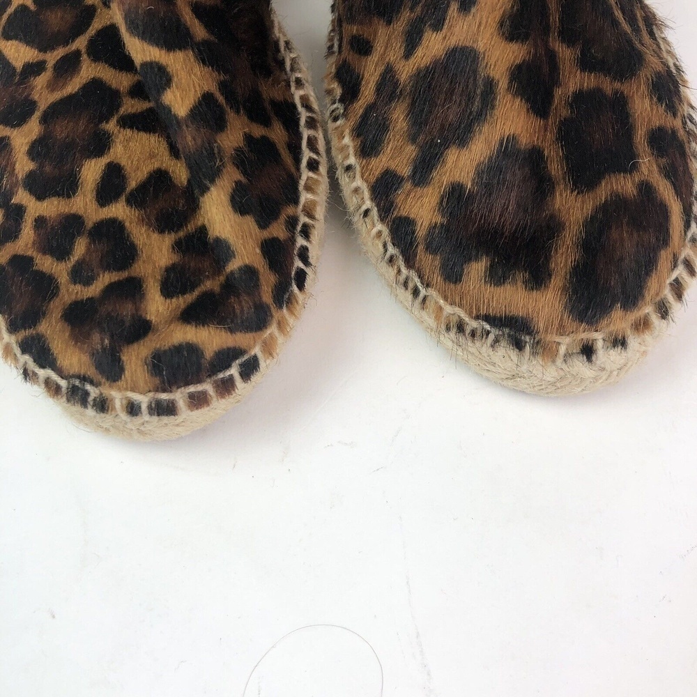 Picon Leopard Animal print Slingback Espadrille Shoes - Picture 6 of 12